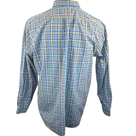 Ralph Lauren Mens XLT Tall Classic Fit Multicolor Plaid Button Down Shirt - Picture 3 of 6